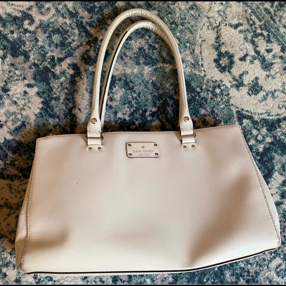 Off white Kate Spade Wellesley purse/satchel